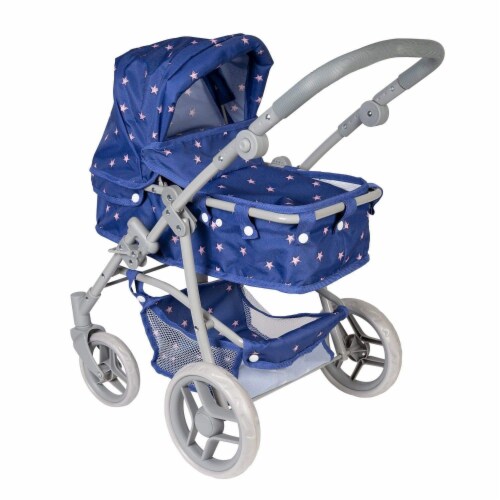 Adora 2 in 1 Convertible Baby Doll Stroller Bassinet Starry