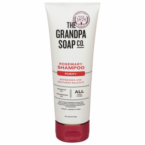 The Grandpa Soap Co Rosemary Shampoo Purify Perspective: front