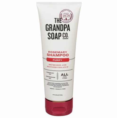 The Grandpa Soap Co Rosemary Shampoo Purify Perspective: front