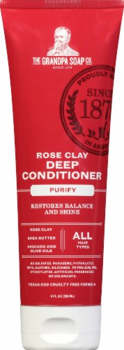 The Grandpa Soap Co Purify Rose Clay Deep Conditioner Perspective: front