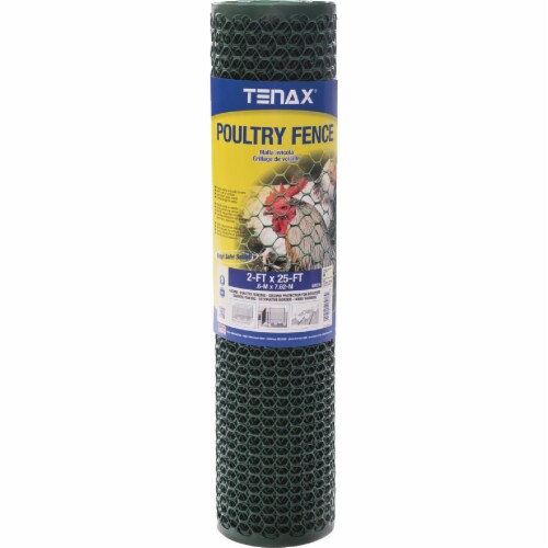 Tenax® Poultry Fence - Green Perspective: front
