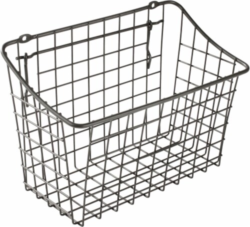Spectrum Pegboard & Wall Mount Basket - Gray Perspective: front