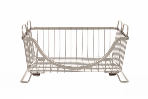 Spectrum Ashley Stacking Tray - Satin Nickel Perspective: front