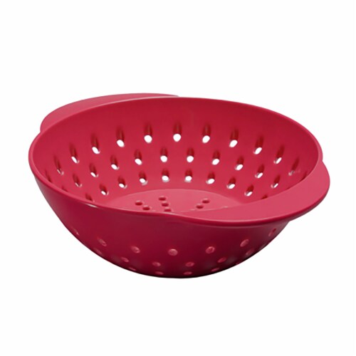 Tovolo Mini Melamine Berry Colander - Red Perspective: front