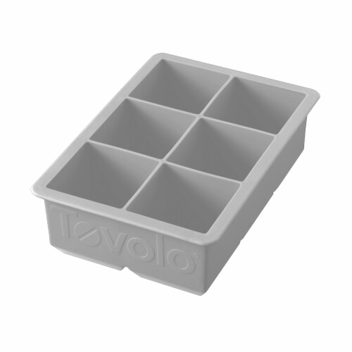 Tovolo King Cube Ice Trays - Gray Perspective: front