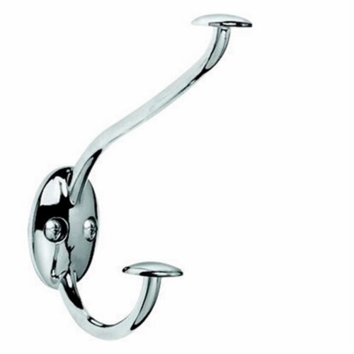 Spectrum 1.25 in. L Silver Chrome Medium Traditional Coat/Hat Hook 1 pk -  Total Qty: 1; Each, Count of: 1 - Pick 'n Save