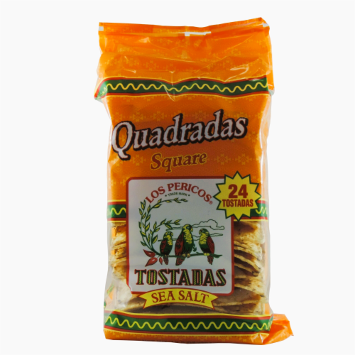 Los Pericos® Sea Salt Square Tostadas Perspective: front