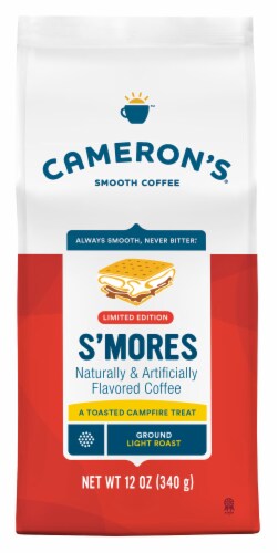 Cameron's Light Roast Ground S'mores Coffee 12 oz Perspective: front