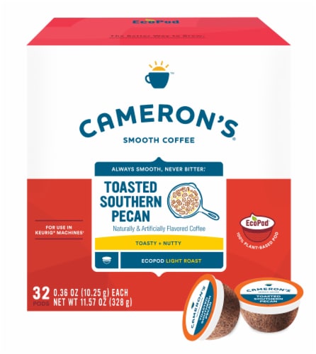 Cameron's® Toasted Southern Pecan Coffee Single-Serve Pods Perspective: front