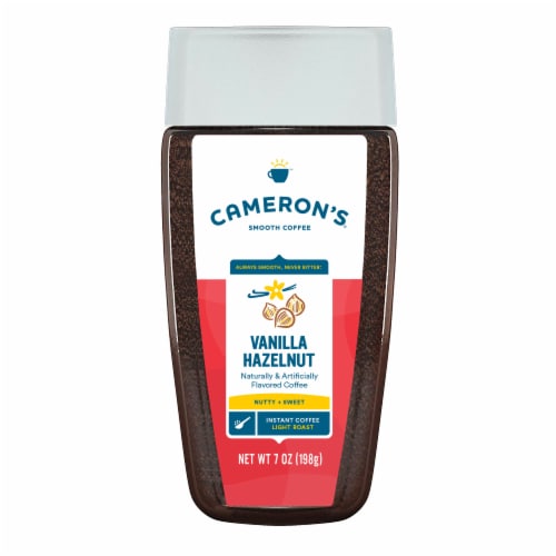 Cameron's Light Roast Instant Smooth Vanilla Hazelnut Coffee 7 oz