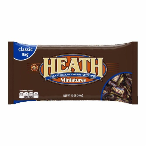 Heath Toffee Bars Miniatures Perspective: front