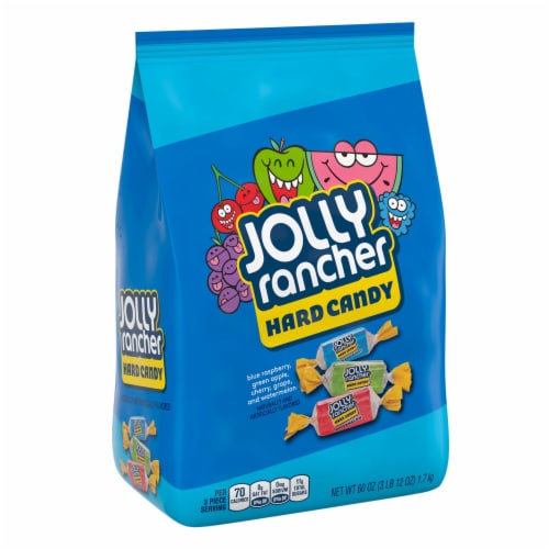JOLLY RANCHER Assorted Fruit Flavored Hard Hard Candy Bulk Bag Perspective: front