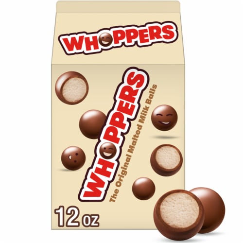 WHOPPERS Malted Milk Balls Candy Box, 1 box / 12 oz - Smith's Food and Drug