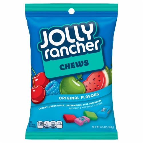 JOLLY RANCHER Chews Candy in Assorted Fruit Flavors Perspective: front