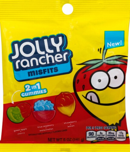 Jolly Rancher Misfits Gummy Candy Perspective: front