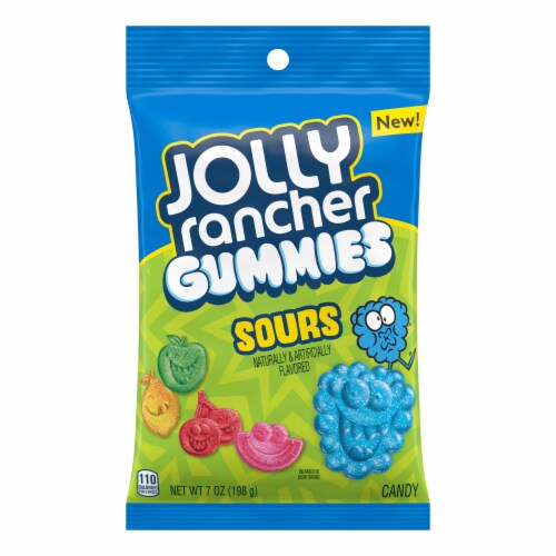 Jolly Rancher Gummies Sour Candy Perspective: front