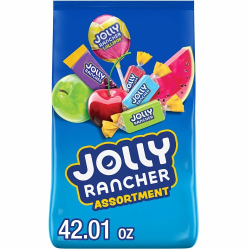 JOLLY RANCHER Assorted Fruit Flavored Candy Bulk Bag Perspective: front