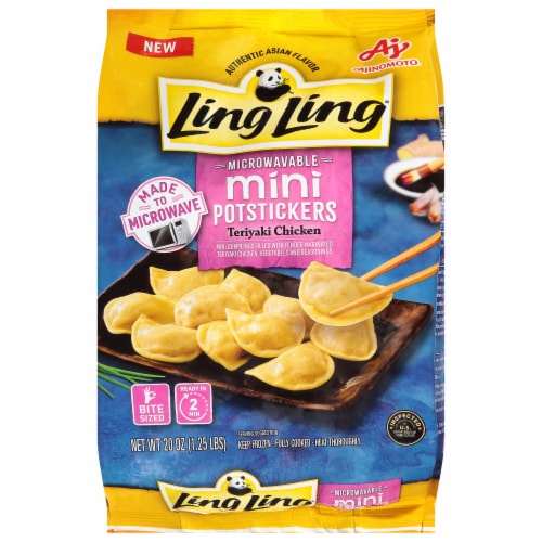 Ling Ling® Microwavable Teriyaki Chicken Mini Potstickers Perspective: front