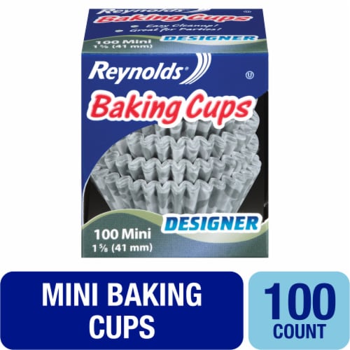 Reynolds Bakers Choice Mini Foil Baking Cups, 48 Counts, (Pack of 2)