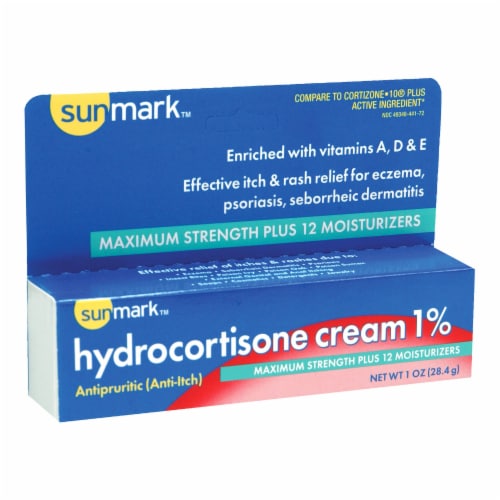 Sunmark Hydrocortisone Cream Perspective: front