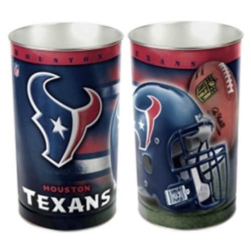 Houston Texans Wastebasket 15 Inch Perspective: front