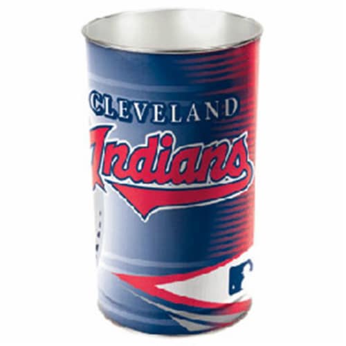 Cleveland Indians Wastebasket 15 Inch Perspective: front