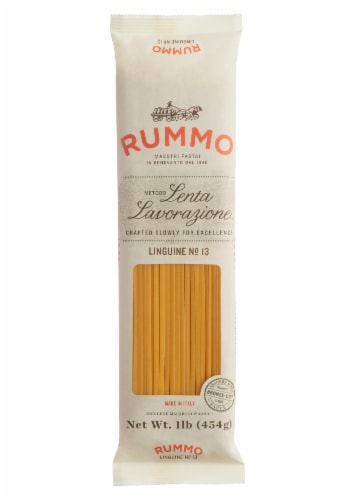 Rummo Linguine No. 13 Pasta Perspective: front