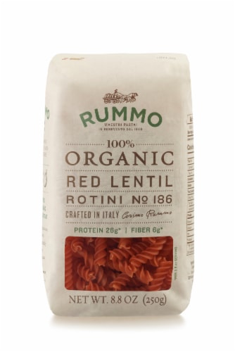 Rummo Organic Red Lentil Rotini Perspective: front