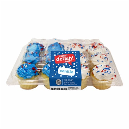 Freed's Bakery Mini Golden Cupcakes 12 Count Perspective: front