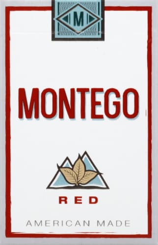 Montego Red Cigarettes Perspective: front
