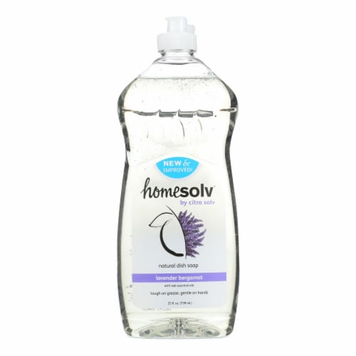 CitraSolv Natural Dish Soap - Lavender Bergamot - Case of 12 - 25 oz Perspective: front
