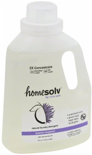 Citra Solv Homesolv Citrasuds Lavender Bergamont Natural Laundry Detergent Perspective: front
