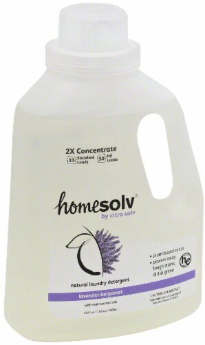 Citra Solv Homesolv Citrasuds Lavender Bergamont Natural Laundry Detergent Perspective: front