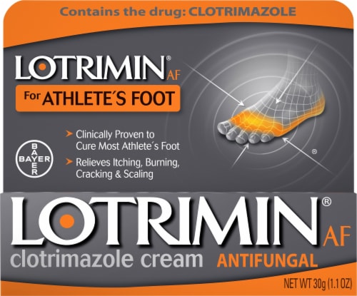 Lotrimin® Anti-Fungal Athlete's Foot Clotrimazole Cream Perspective: front
