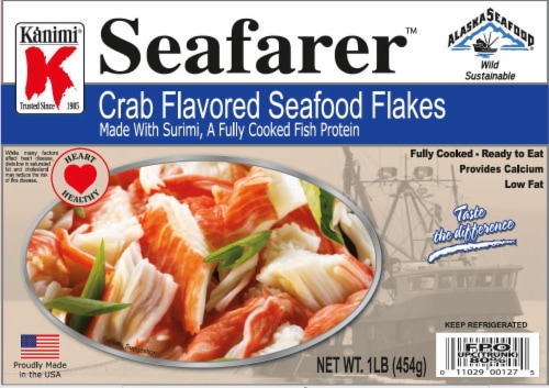 Seafarer™ Imitation Crab Flakes Perspective: front