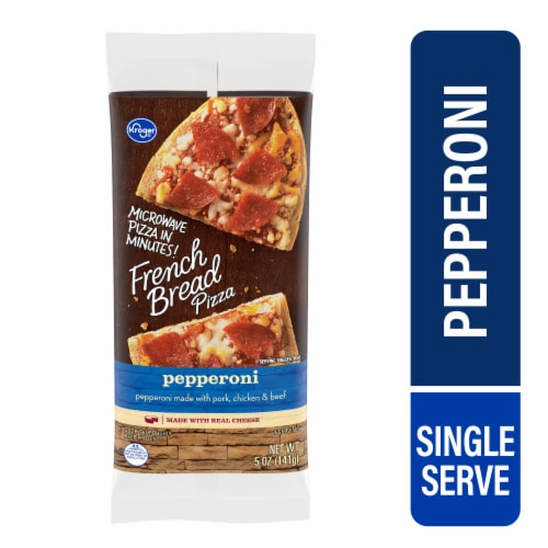 Kroger® French Bread Pepperoni Pizza Perspective: front