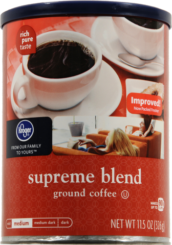 Kroger® Supreme Blend Medium Roast Ground Coffee Perspective: front