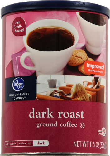 Kroger®  Premium Dark Roast Coffee Perspective: front