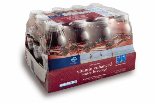 Kroger® Black & Blueberry Vitamin Enhanced Water Perspective: front