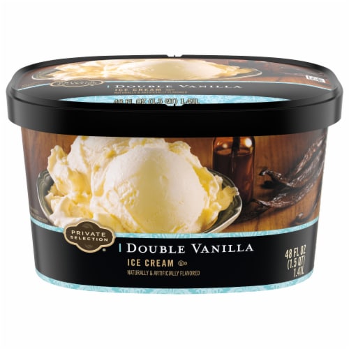 Private Selection® Double Vanilla Ice Cream Perspective: front