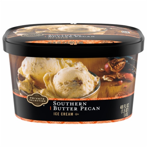 Private Selection® Southern Butter Pecan Ice Cream Tub Perspective: front