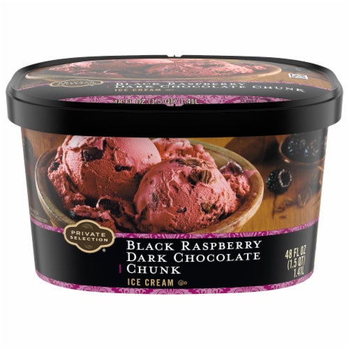 Private Selection® Black Raspberry Dark Chocolate Chunk Ice Cream