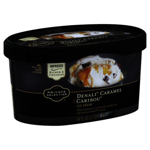 Private Selection™ Denali Caramel Caribou Ice Cream Perspective: front