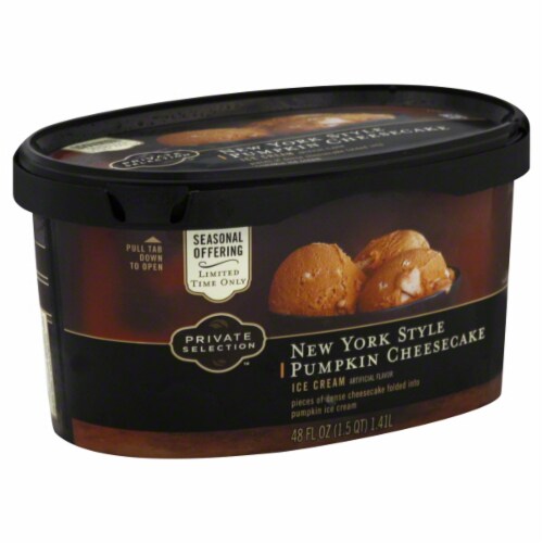 Private Selection™ Limited Edition New York Pumpkin Cheesecake Ice Cream Perspective: front