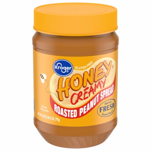 Kroger® Honey Creamy Roasted Peanut Spread Perspective: front