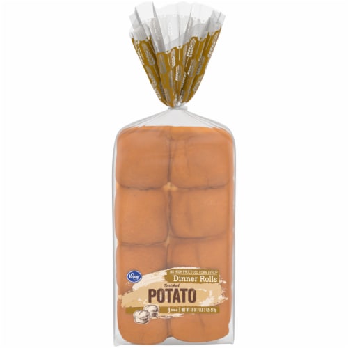 Kroger® Enriched Potato Dinner Rolls Perspective: front