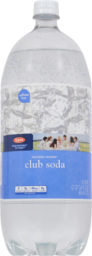 Ralphs Golden Crown Club Soda Perspective: front