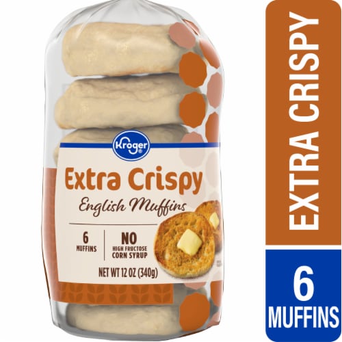 QFC - Kroger® Extra Crispy English Muffins, 6 ct / 12 oz