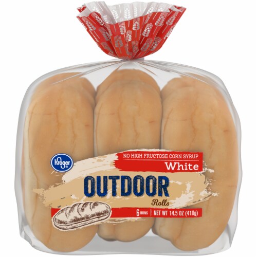 Kroger® White Outdoor Rolls Perspective: front