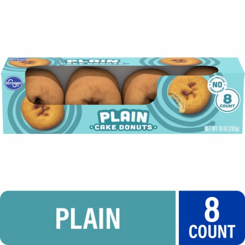 Kroger® Plain Cake Donuts Perspective: front
